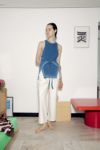 VERSO(ヴェルソ)Indigo Dyeing Wrap Sleeveless ラップノースリーブ VRS24SSTOP009 -4