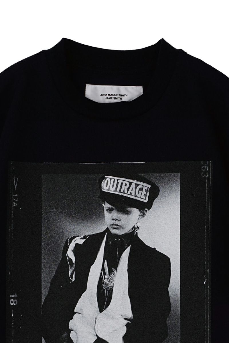 JANE SMITH(ジェーンスミス)JAMIE MORGAN OUTRAGE S/S T-SHIRT ジェイミー・モーガン アウトレイジ 半袖Tシャツ 23WCT-#958S -1