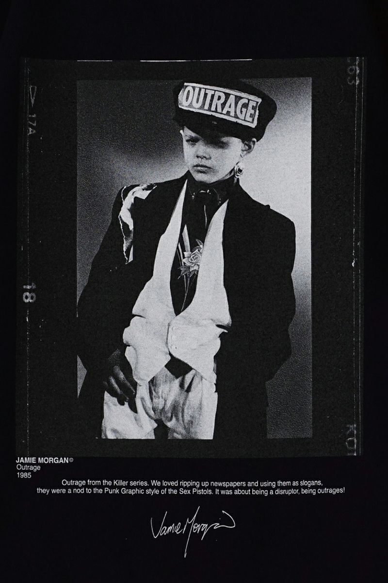 JANE SMITH(ジェーンスミス)JAMIE MORGAN OUTRAGE S/S T-SHIRT ジェイミー・モーガン アウトレイジ 半袖Tシャツ 23WCT-#958S -2