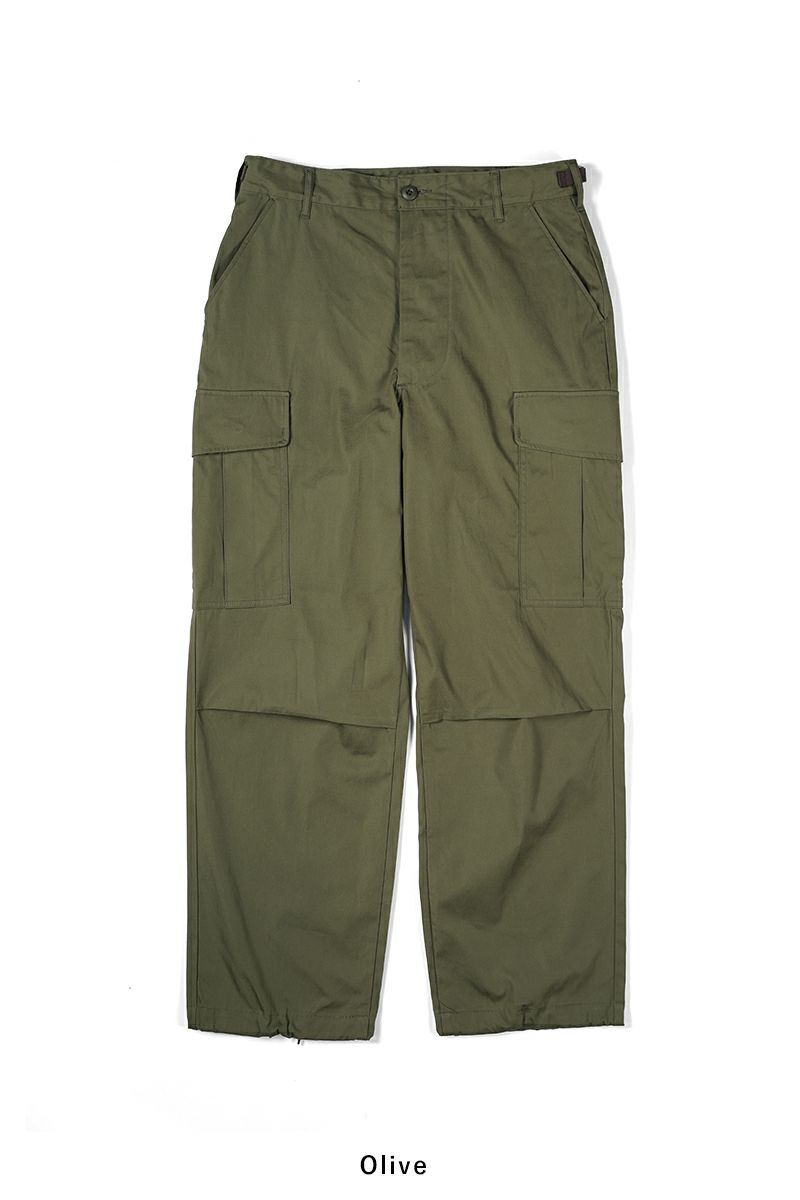 【CIOTA】24SS ジャングルファティーグパンツ（Olive サイズ4） CIOTA (シオタ) スビンコットン ヘリンボン ベイカーパンツ