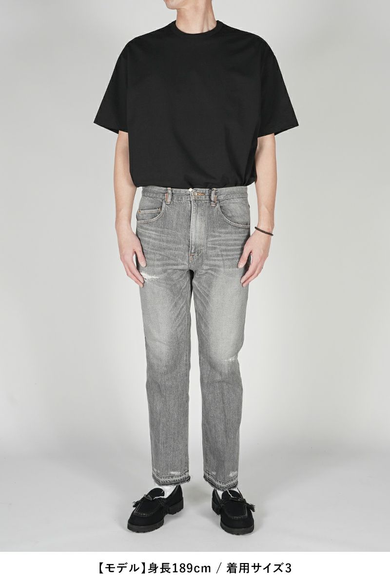 saby(サバイ)KAMATA DENIM TROUSERS TYPE01 -12.5OZ Vintage Wash- カマタデニムトラウザーズ タイプ1 ヴィンテージウォッシュ 24S-031808 -5