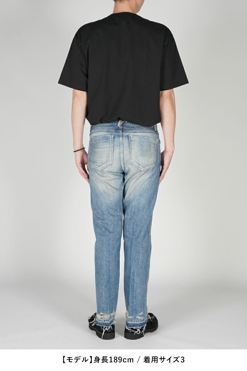 saby(サバイ)KAMATA DENIM TROUSERS TYPE01 -12.5OZ Vintage Wash- カマタデニムトラウザーズ タイプ1 ヴィンテージウォッシュ 24S-031808 -8