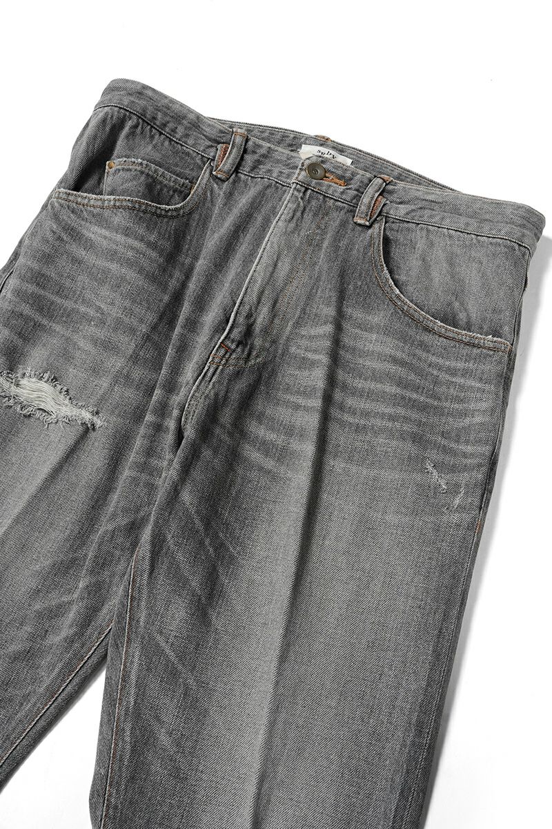 saby(サバイ)KAMATA DENIM TROUSERS TYPE01 -12.5OZ Vintage Wash- カマタデニムトラウザーズ タイプ1 ヴィンテージウォッシュ 24S-031808 -14
