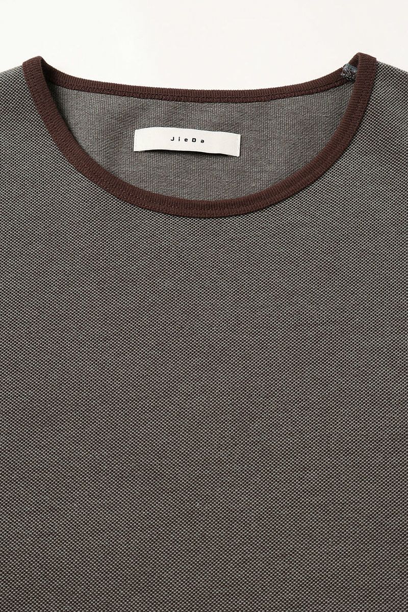 JieDa(ジエダ)KANOKO TEE 鹿の子Tシャツ Jie-24S-CT09-A -1