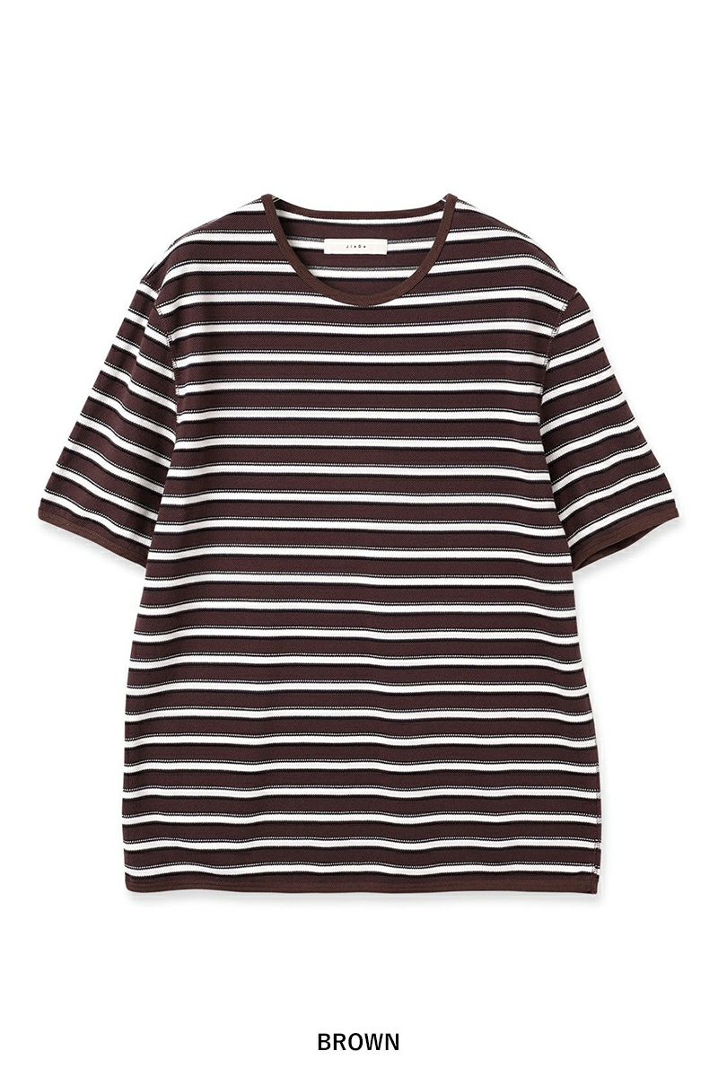 JieDa(ジエダ)KANOKO TEE 鹿の子Tシャツ Jie-24S-CT09-B -8