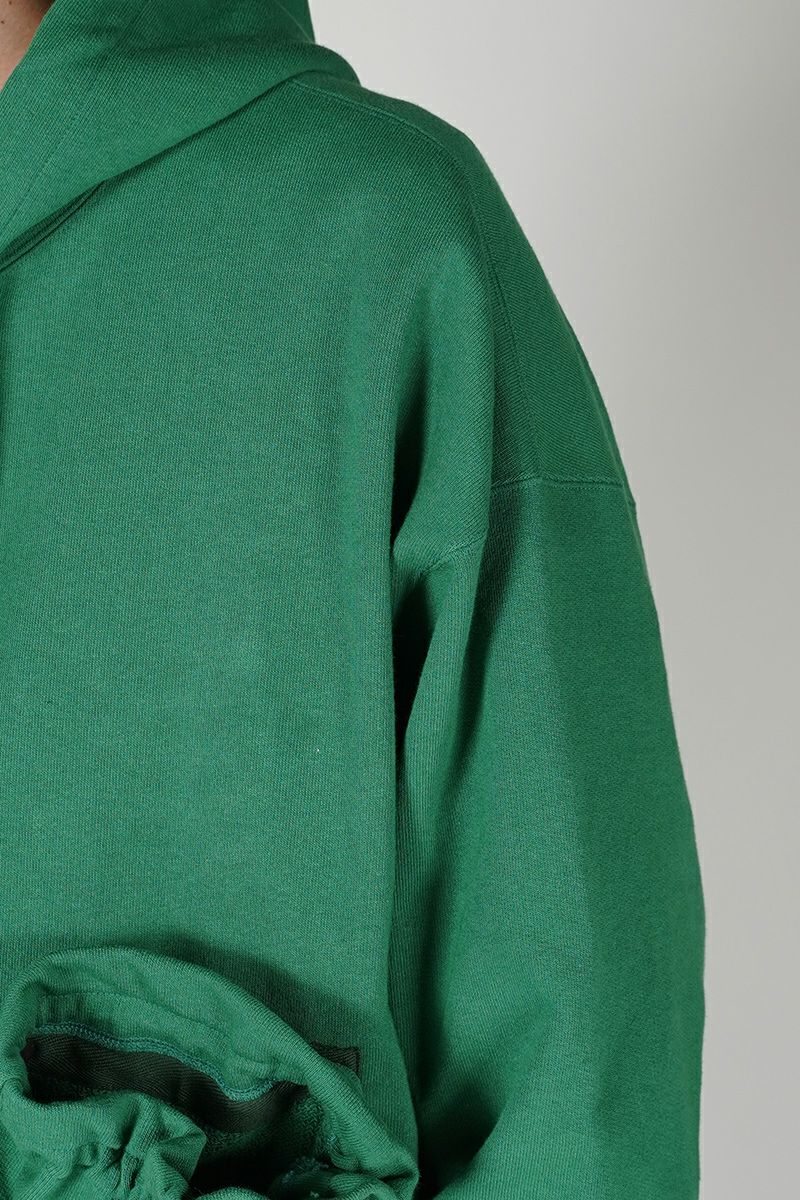 refomed(リフォメッド)KINCHAKU ZIPUP HOODIE 巾着ジップアップフーディー RECU-003 -2