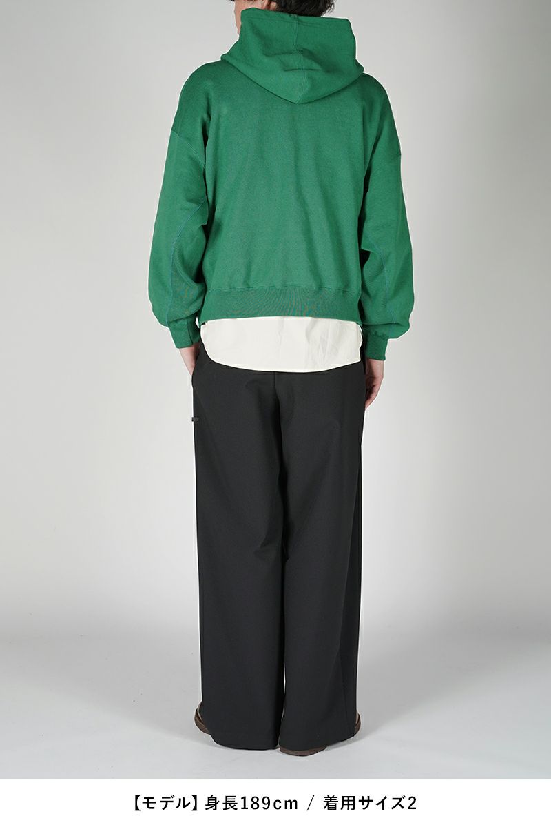 refomed(リフォメッド)KINCHAKU ZIPUP HOODIE 巾着ジップアップフーディー RECU-003 -7