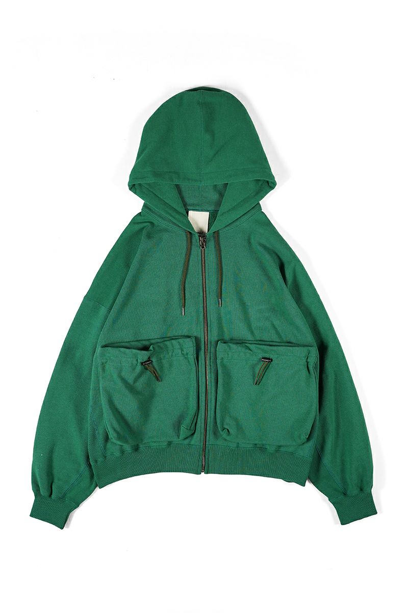 refomed(リフォメッド)KINCHAKU ZIPUP HOODIE 巾着ジップアップフーディー RECU-003 -13
