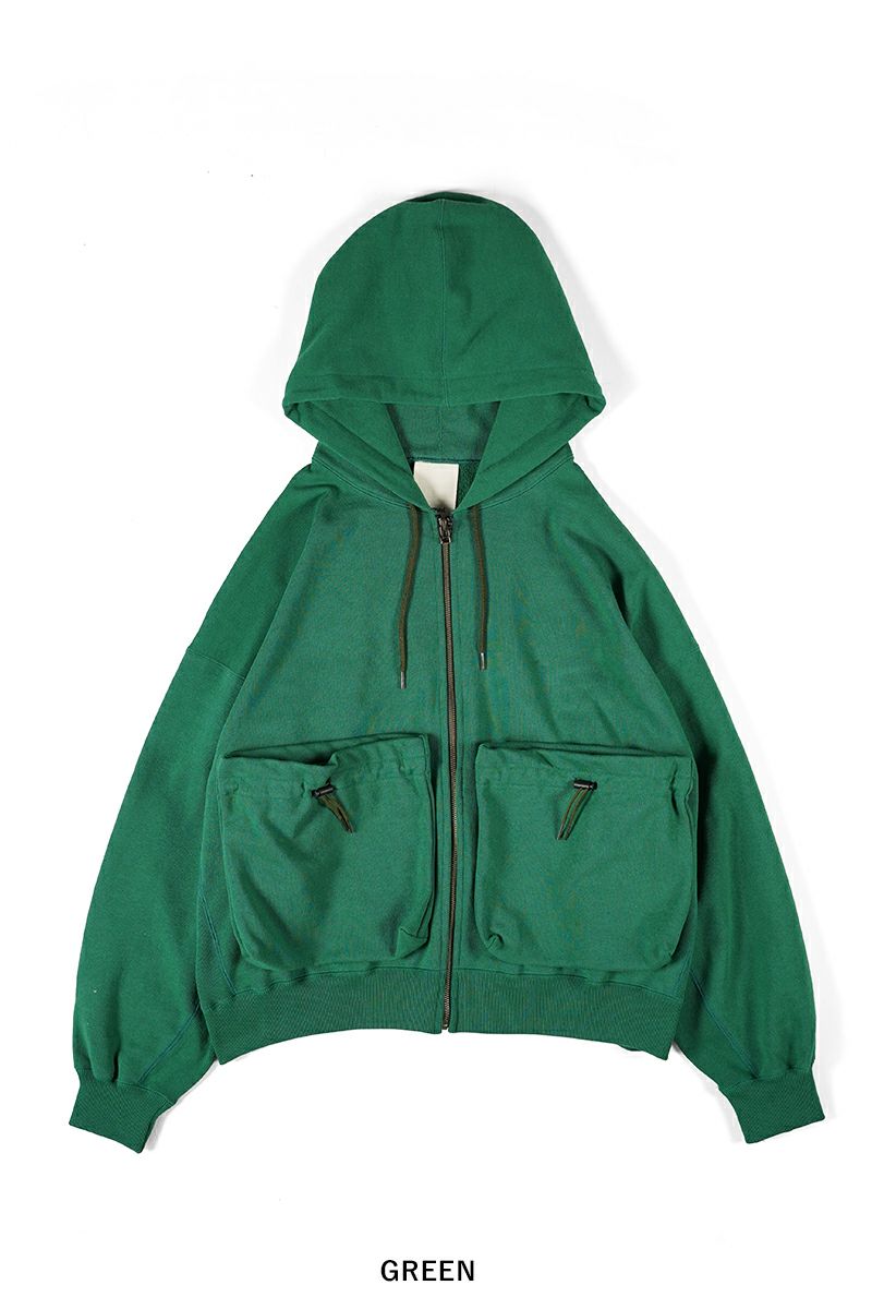refomed(リフォメッド)KINCHAKU ZIPUP HOODIE 巾着ジップアップフーディー RECU-003 -22