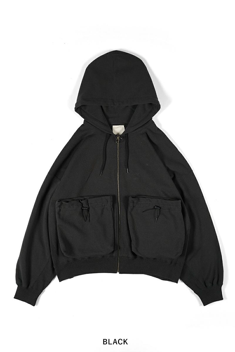 refomed(リフォメッド)KINCHAKU ZIPUP HOODIE 巾着ジップアップフーディー RECU-003 -23