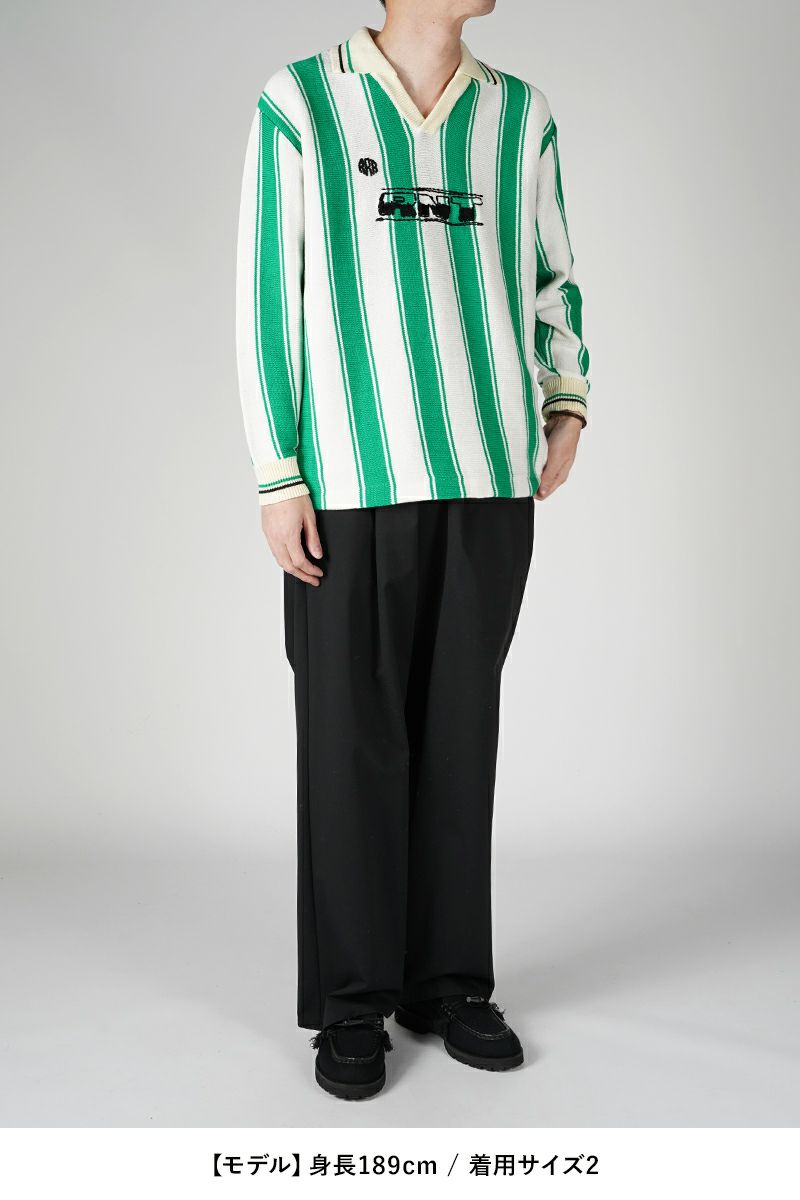 RICE NINE TEN(ライスナインテン)Knitting Long Sleeve Soccer Jersey ニッティング長袖サッカージャージー KN-LS-SOC -7