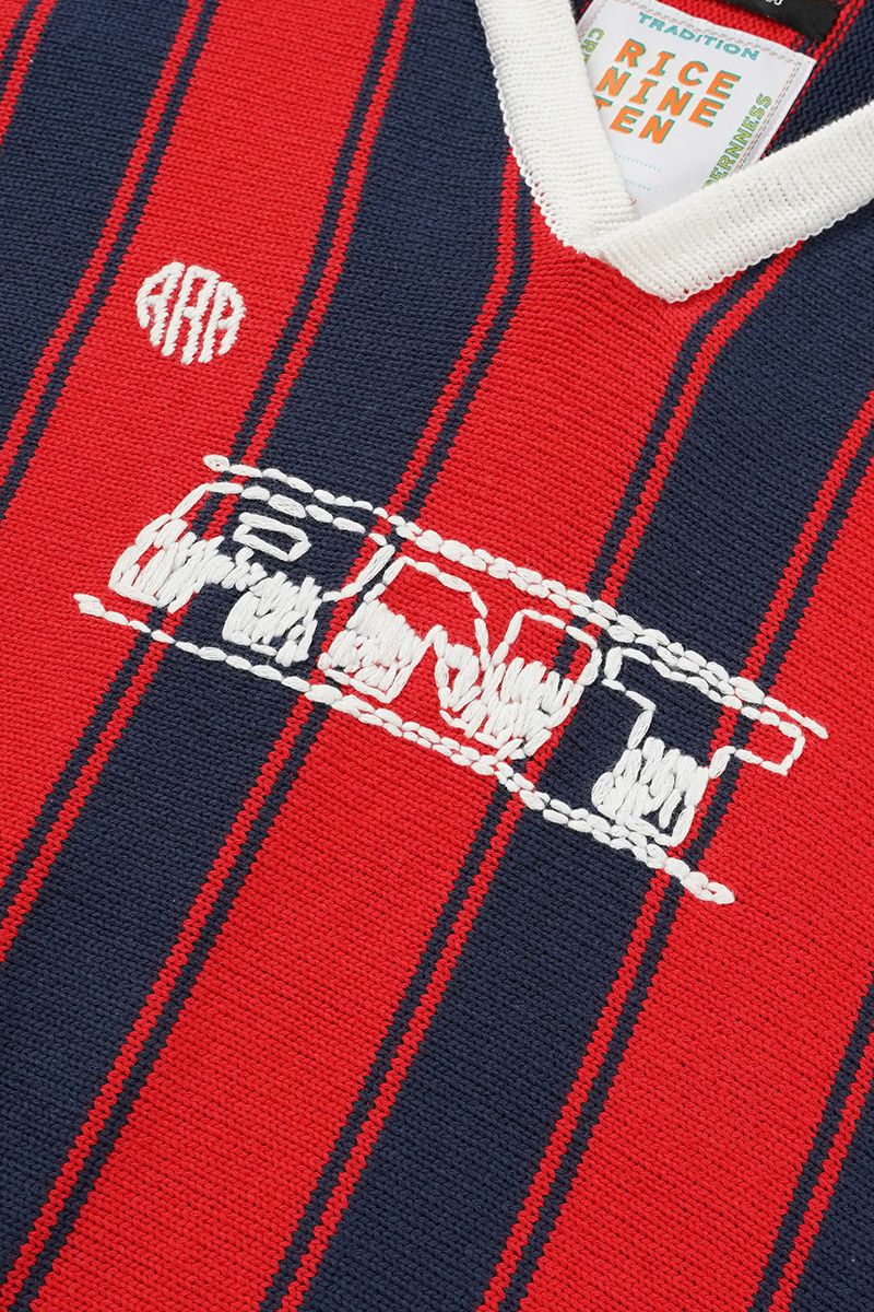 RICE NINE TEN(ライスナインテン)Knitting Long Sleeve Soccer Jersey ニッティング長袖サッカージャージー KN-LS-SOC -14