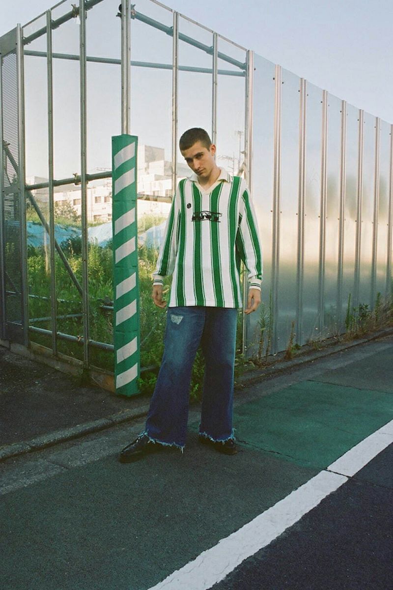 RICE NINE TEN(ライスナインテン)Knitting Long Sleeve Soccer Jersey ニッティング長袖サッカージャージー KN-LS-SOC -21