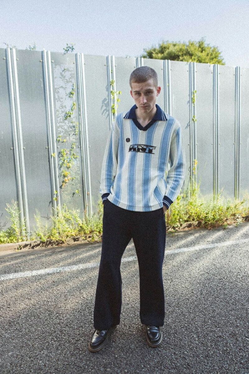 RICE NINE TEN(ライスナインテン)Knitting Long Sleeve Soccer Jersey ニッティング長袖サッカージャージー KN-LS-SOC -24