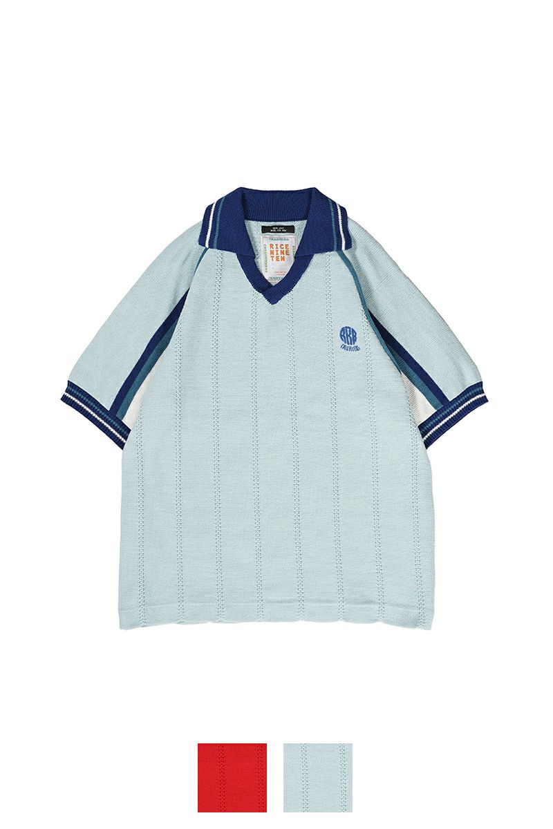 RICE NINE TEN(ライスナインテン)Knitting Soccer Jersey ニッティングサッカージャージー KN-SOC