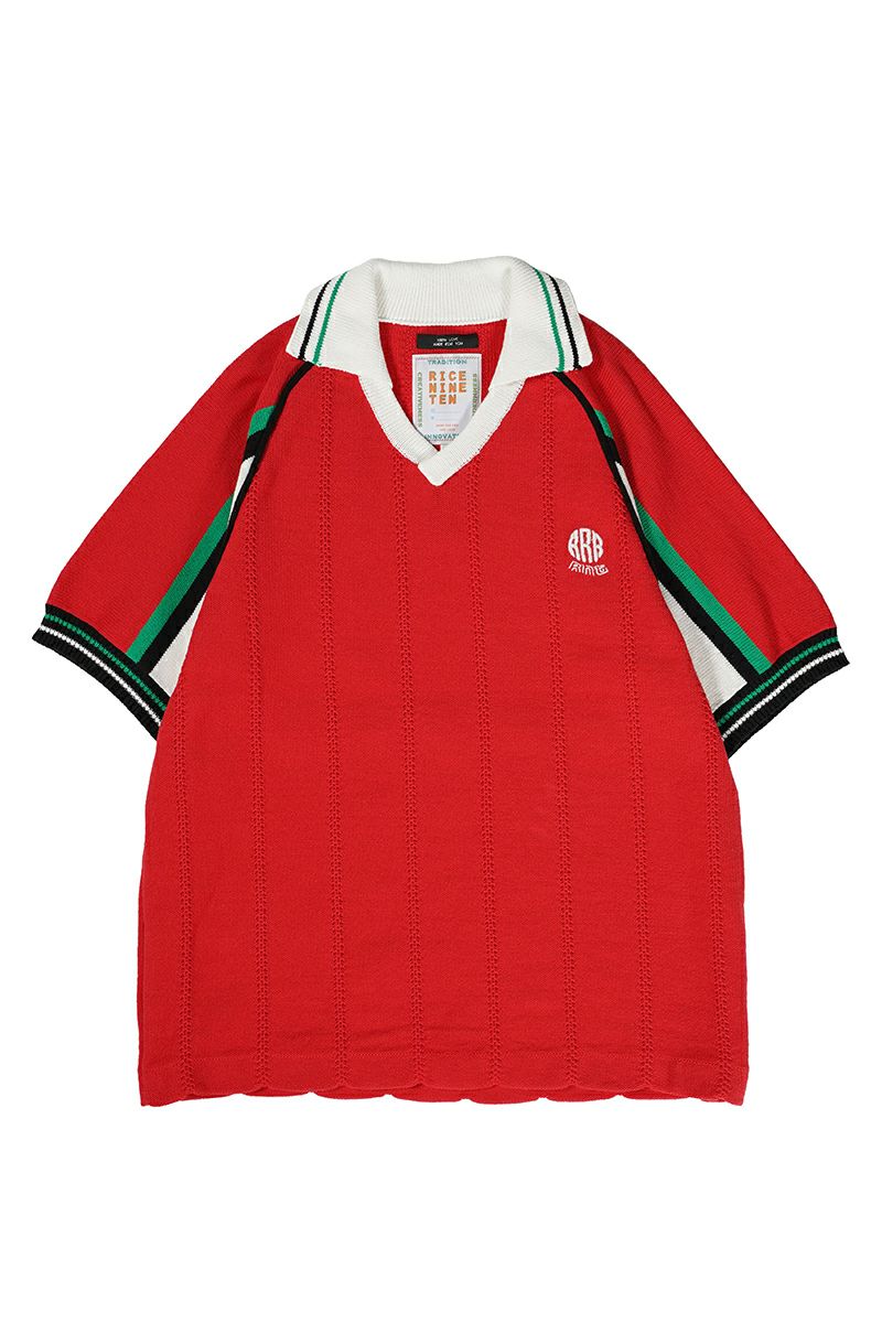 RICE NINE TEN(ライスナインテン)Knitting Soccer Jersey ニッティングサッカージャージー KN-SOC -1