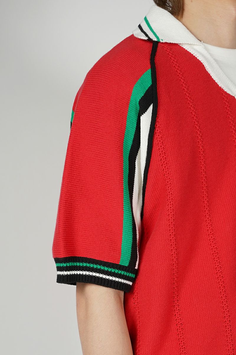 RICE NINE TEN(ライスナインテン)Knitting Soccer Jersey ニッティングサッカージャージー KN-SOC -11