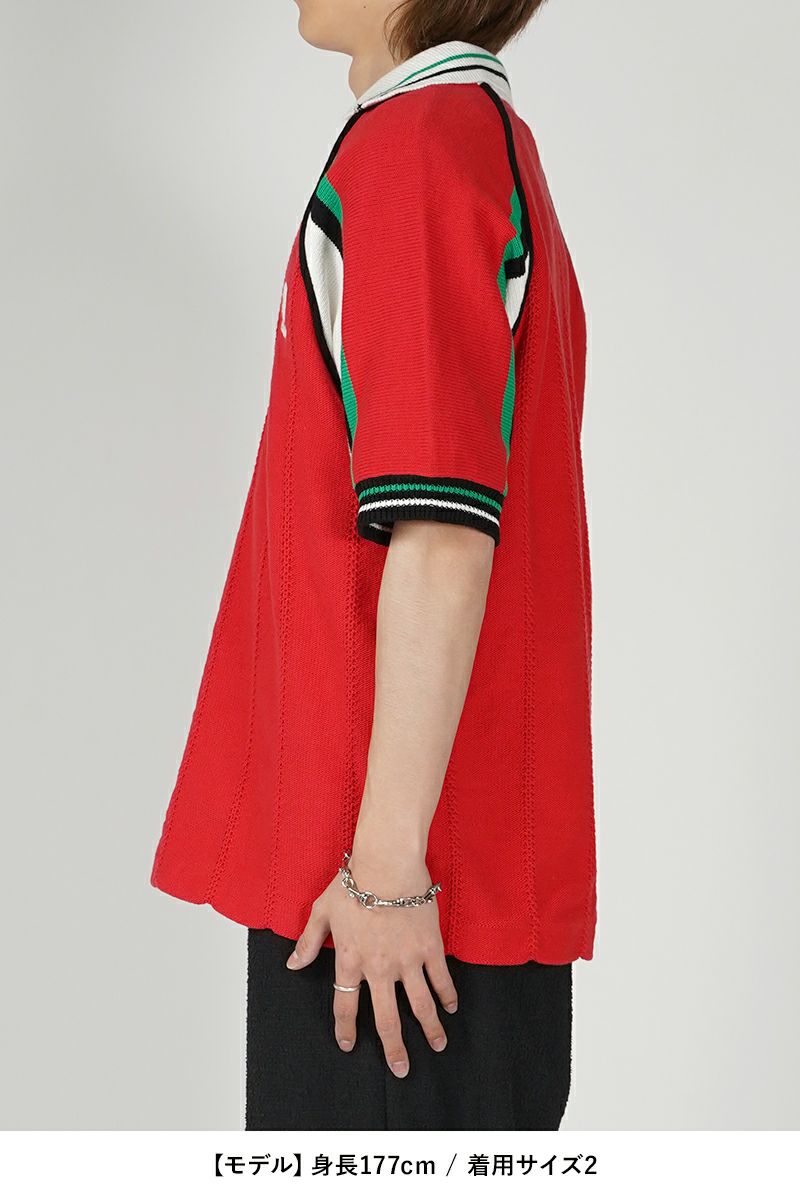 RICE NINE TEN(ライスナインテン)Knitting Soccer Jersey ニッティングサッカージャージー KN-SOC -17