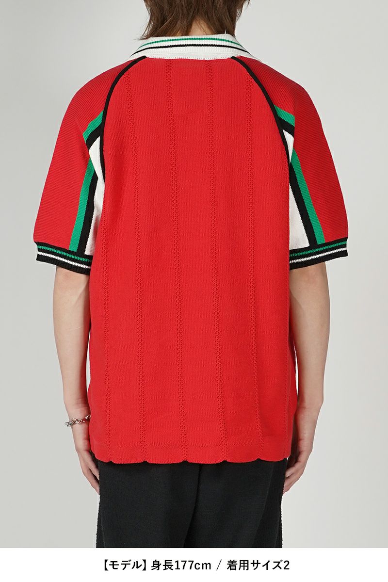 RICE NINE TEN(ライスナインテン)Knitting Soccer Jersey ニッティングサッカージャージー KN-SOC -18