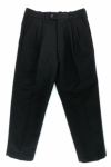 LAMOND(ラモンド) DOUBLE WEAVE WIDE TAPERED TROUSERS ダブルウィーブワイドテーパードトラウザース LM-P-068 -1