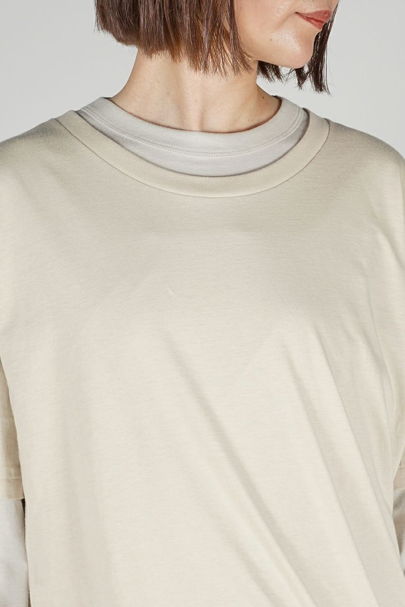 JANE SMITH(ジェーンスミス)LAYERED LONG SLEEVE T-SHIRT レイヤード長袖Tシャツ 24SCT-#233S -1