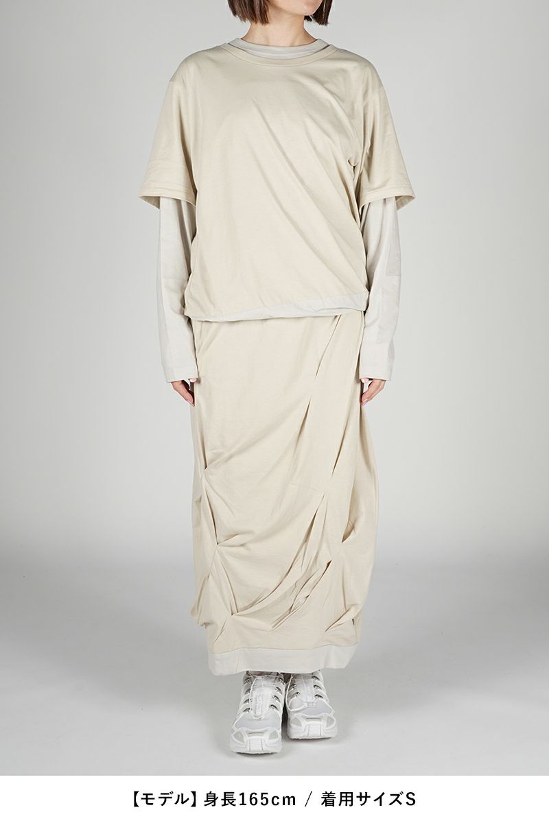 JANE SMITH(ジェーンスミス)LAYERED LONG SLEEVE T-SHIRT レイヤード長袖Tシャツ 24SCT-#233S -4