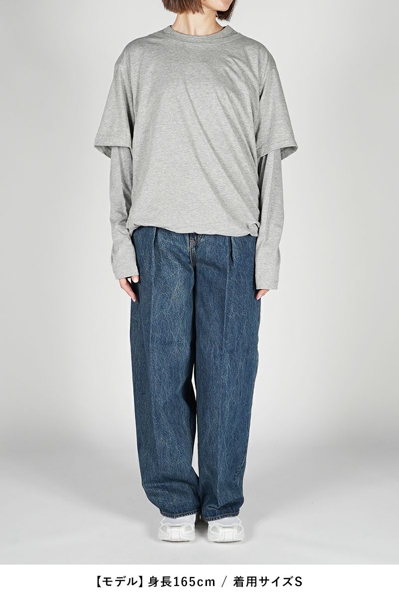 JANE SMITH(ジェーンスミス)LAYERED LONG SLEEVE T-SHIRT レイヤード長袖Tシャツ 24SCT-#233S -6