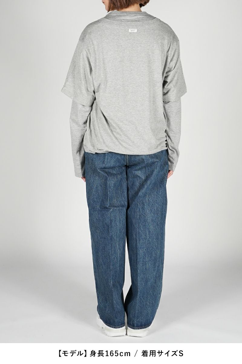 JANE SMITH(ジェーンスミス)LAYERED LONG SLEEVE T-SHIRT レイヤード長袖Tシャツ 24SCT-#233S -7