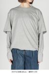 JANE SMITH(ジェーンスミス)LAYERED LONG SLEEVE T-SHIRT レイヤード長袖Tシャツ 24SCT-#233S -8