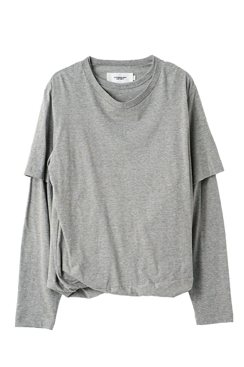 JANE SMITH(ジェーンスミス)LAYERED LONG SLEEVE T-SHIRT レイヤード長袖Tシャツ 24SCT-#233S -11