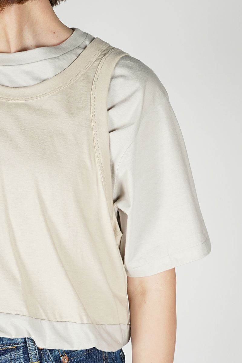JANE SMITH(ジェーンスミス)LAYERED T-SHIRT レイヤード半袖Tシャツ 24SCT-#234S -2