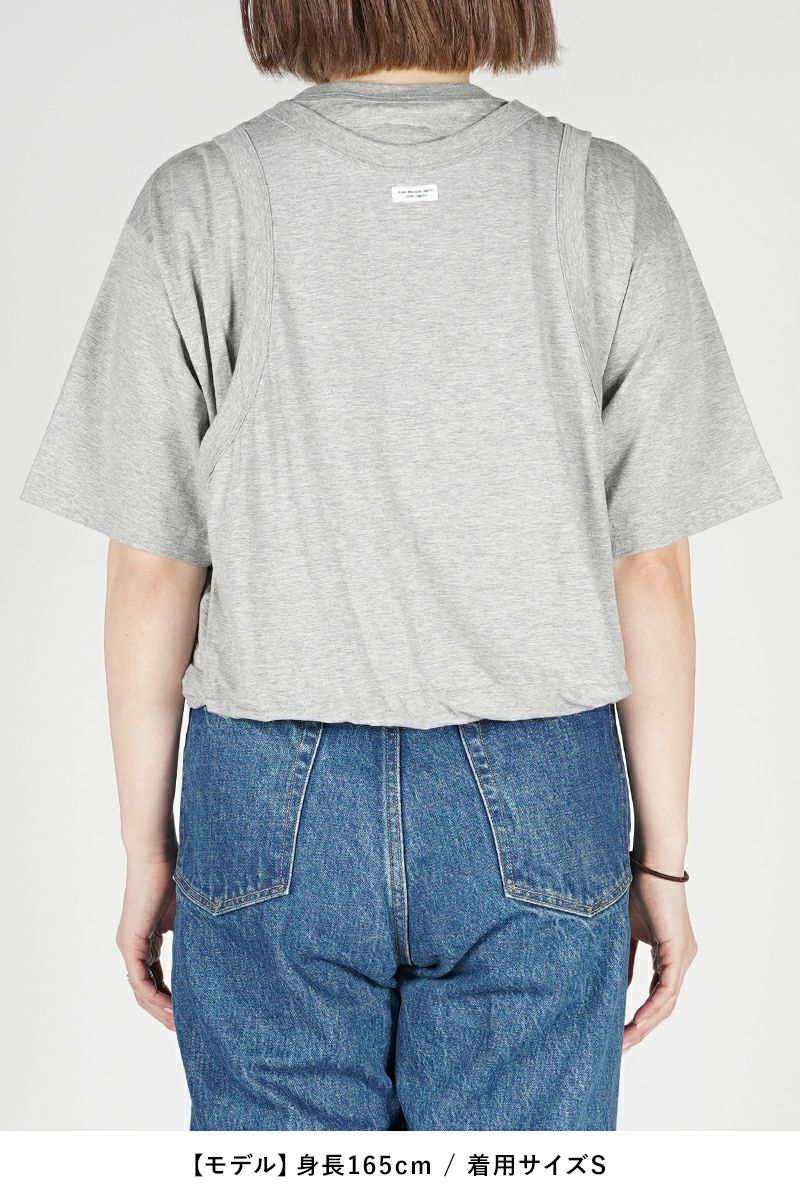 JANE SMITH(ジェーンスミス)LAYERED T-SHIRT レイヤード半袖Tシャツ 24SCT-#234S -12