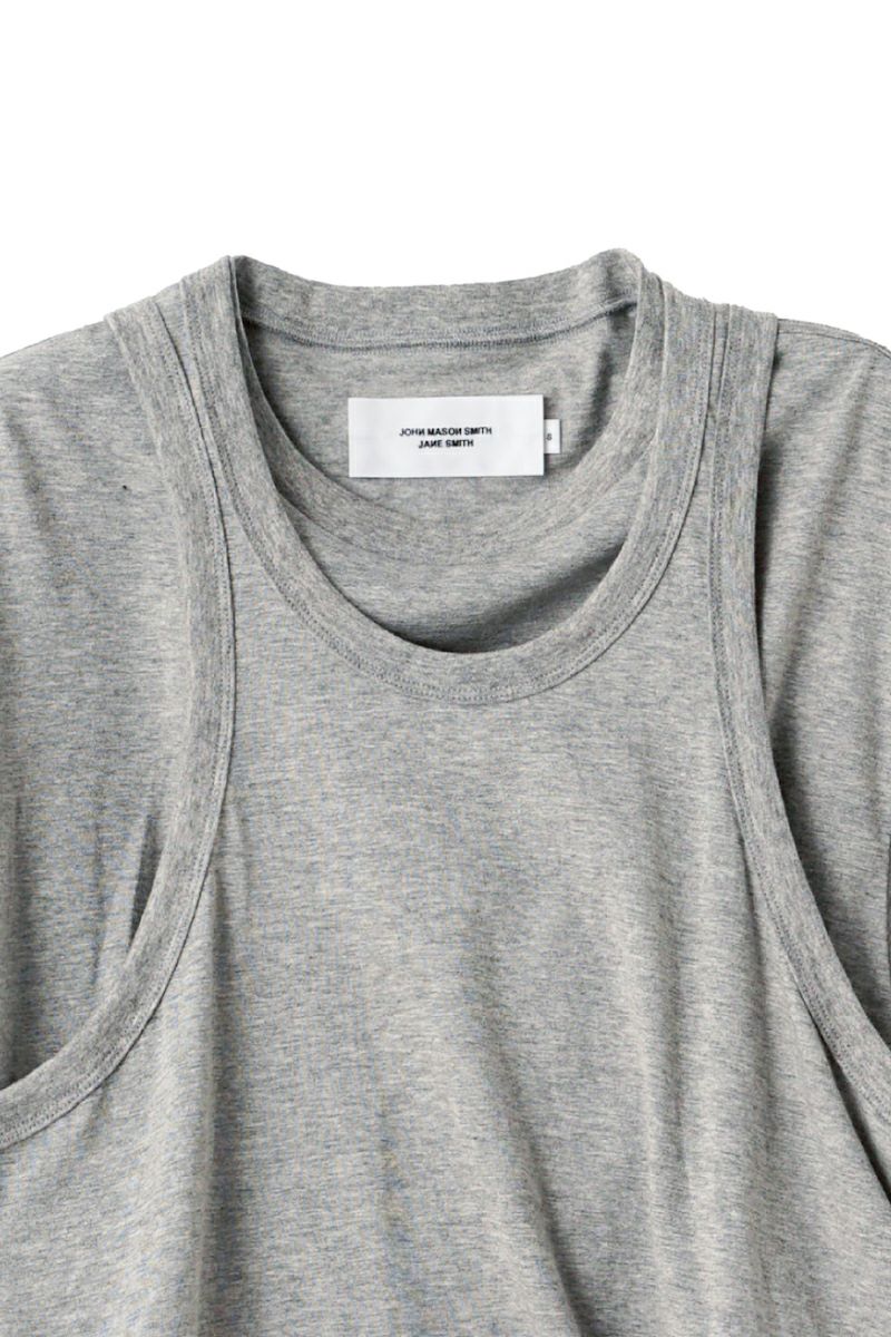 JANE SMITH(ジェーンスミス)LAYERED T-SHIRT レイヤード半袖Tシャツ 24SCT-#234S -15