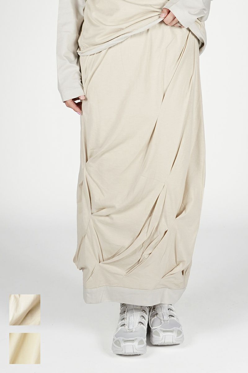 JANE SMITH(ジェーンスミス)LAYERED TUCK SKIRT レイヤードタックスカート 24SSK-#321L