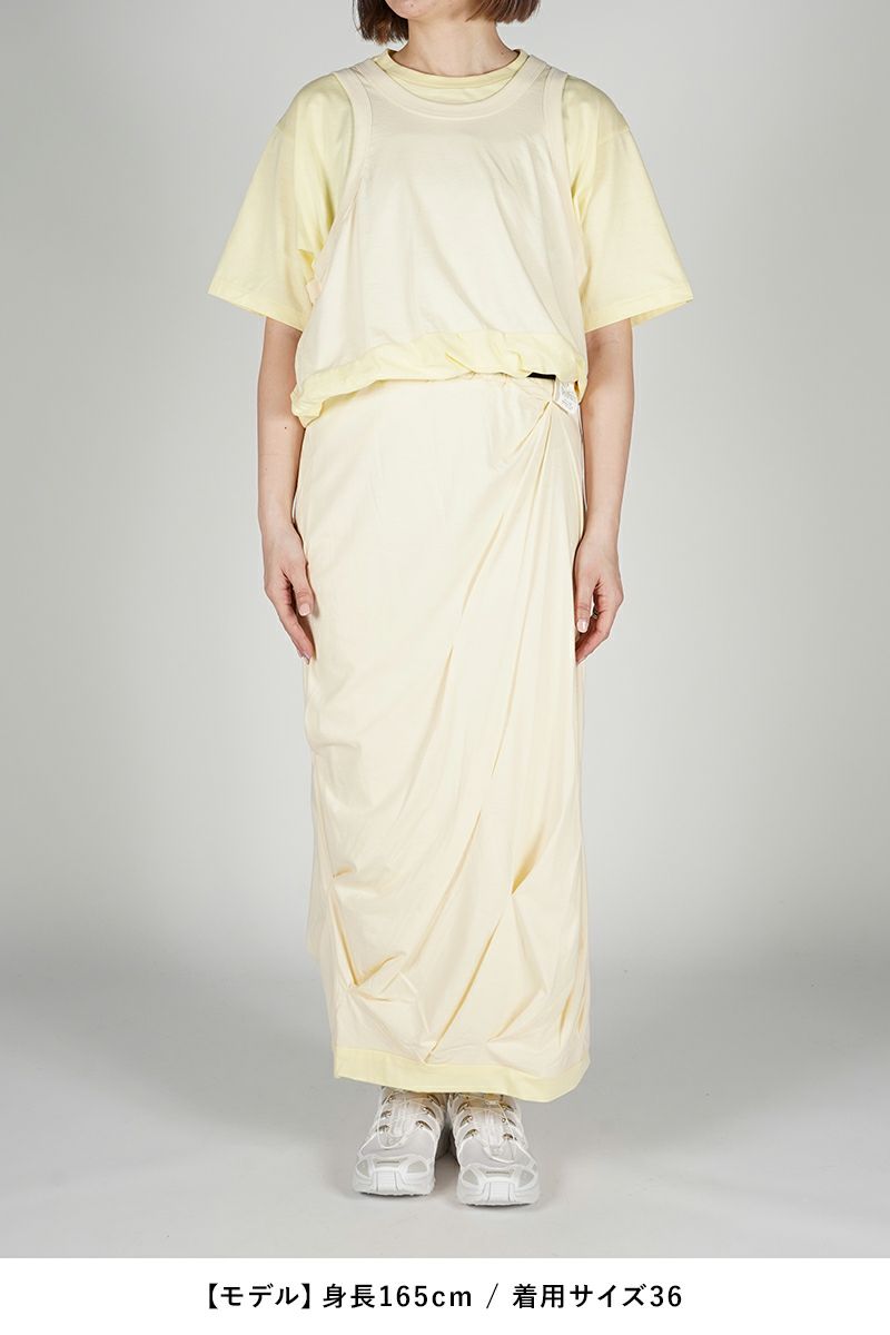 JANE SMITH(ジェーンスミス)LAYERED TUCK SKIRT レイヤードタックスカート 24SSK-#321L -5