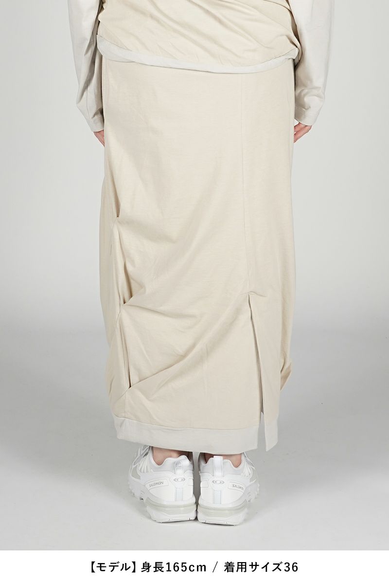 JANE SMITH(ジェーンスミス)LAYERED TUCK SKIRT レイヤードタックスカート 24SSK-#321L -9