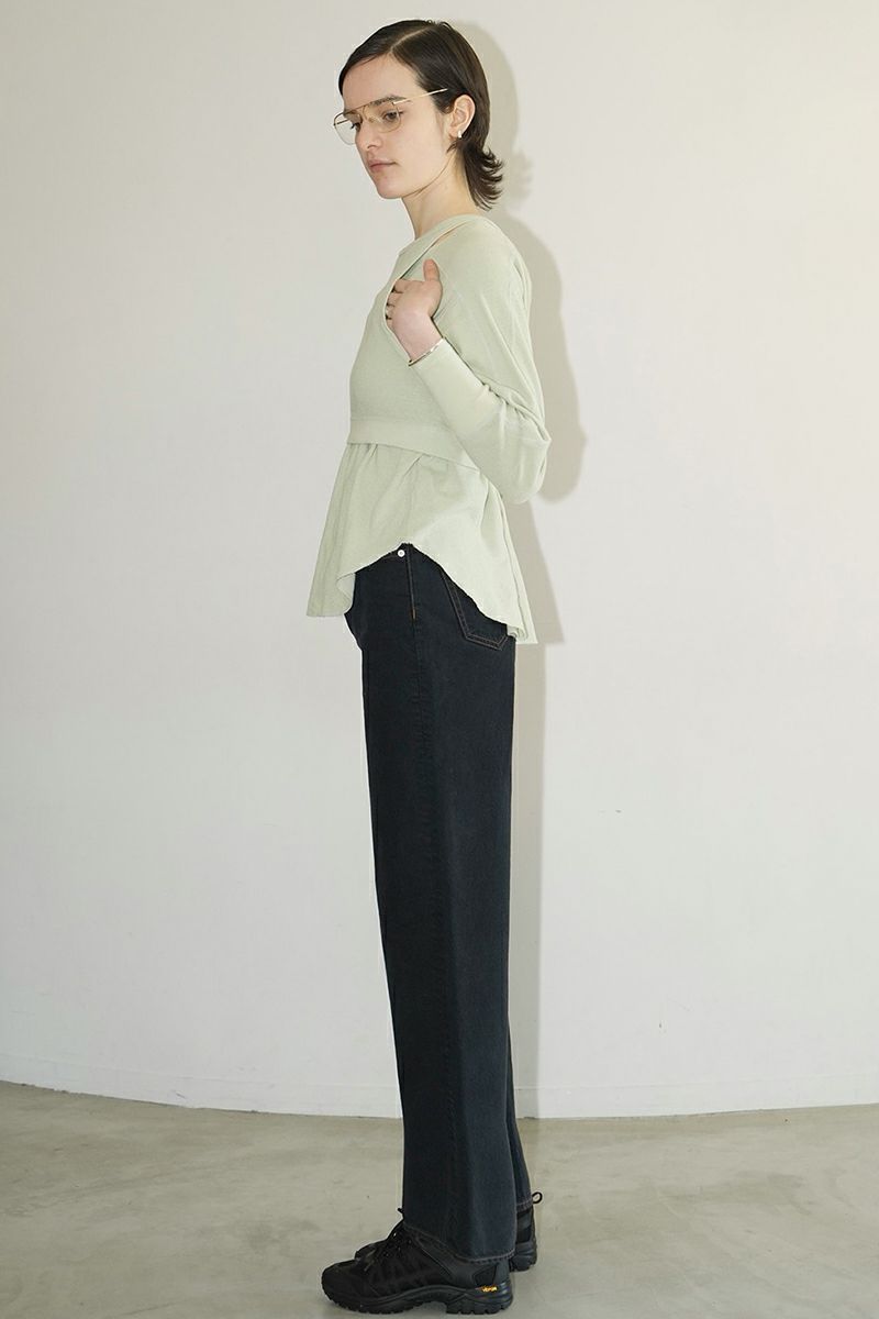 CLANE(クラネ)LAYRED BUSTIER THERMAL TOPS レイヤード ビスチェ サーマル トップス 16105-1152 -5