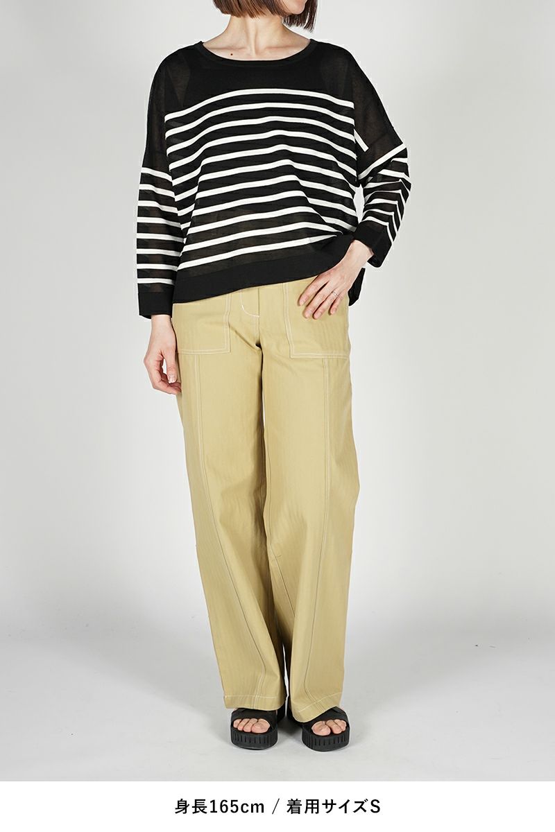 Traditional Weatherwear(トラディショナルウェザーウェア)LYNE KNIT SHEER リン ニット シアー L241THKPO0359SE -7