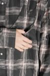 DAIRIKU(ダイリク)Linen Check Western Over Shirt リネンチェックウエスタンオーバーシャツ 24SSS-12 -3