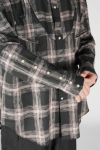 DAIRIKU(ダイリク)Linen Check Western Over Shirt リネンチェックウエスタンオーバーシャツ 24SSS-12 -4