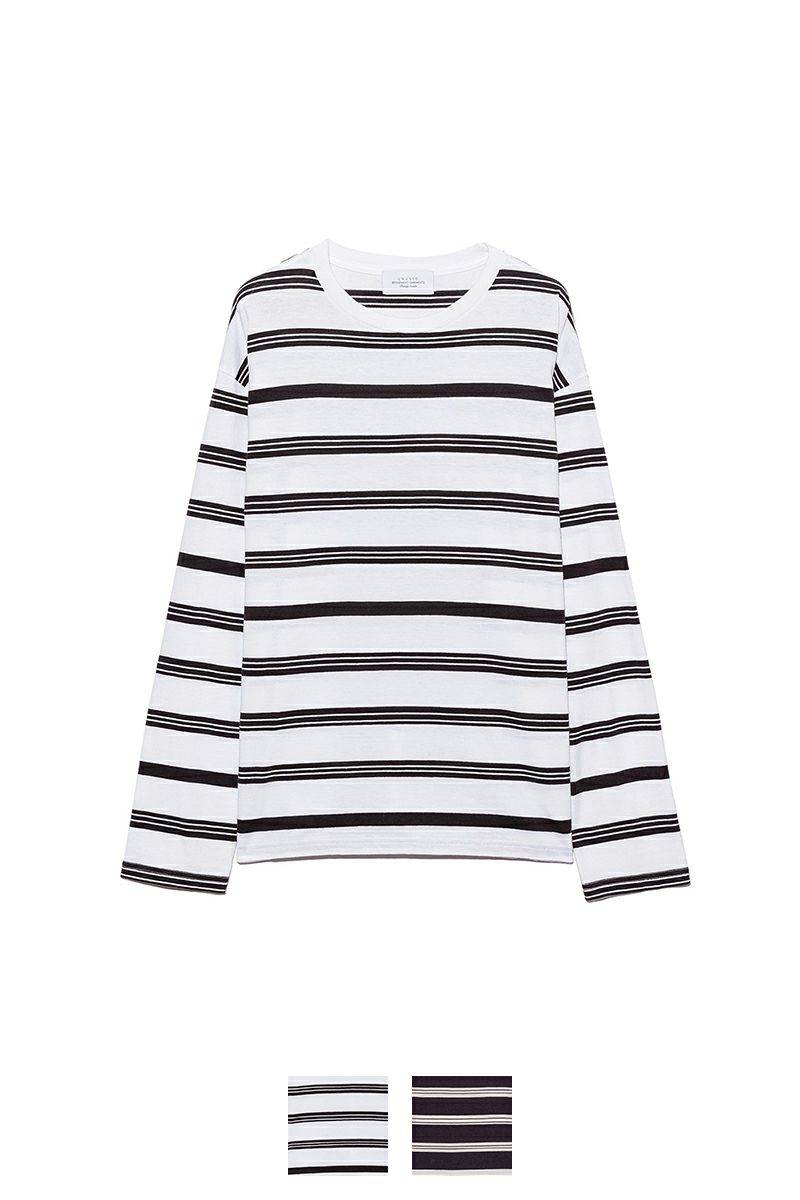 UNUSED(アンユーズド)Long sleeve border T-shirt 長袖ボーダーTシャツ US2430