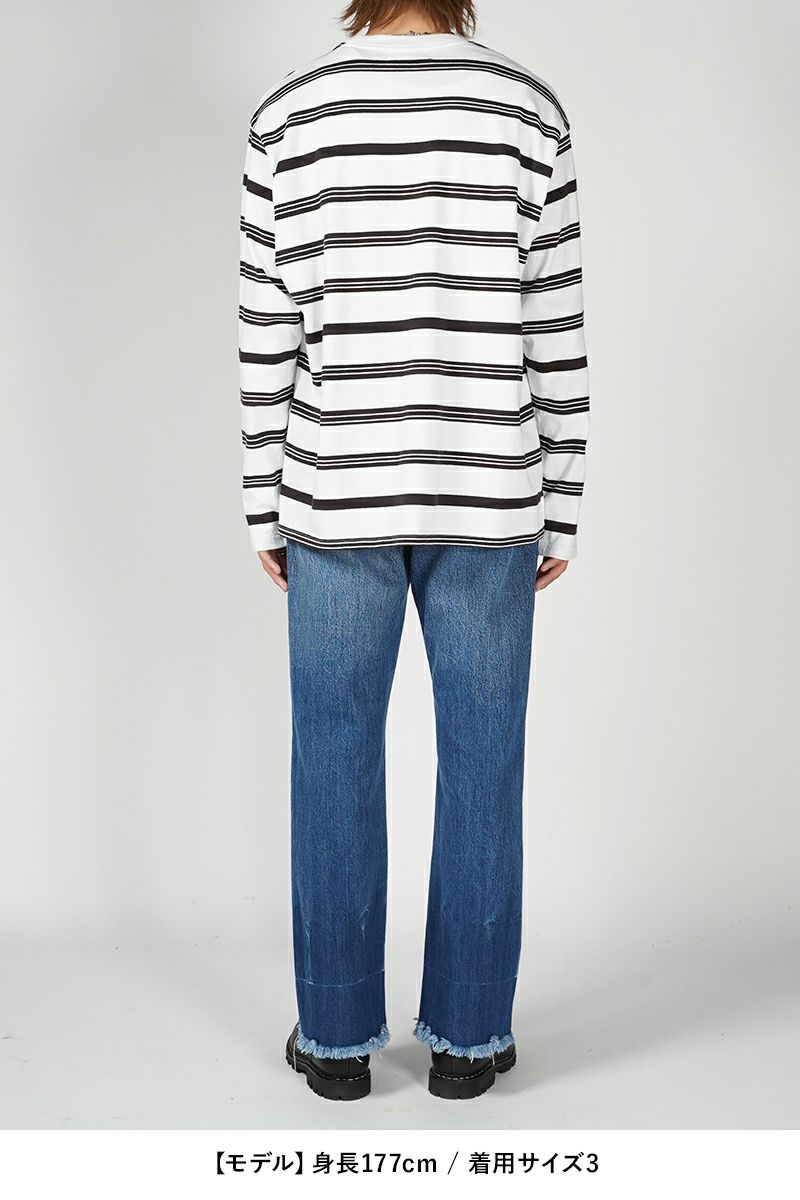 UNUSED(アンユーズド)Long sleeve border T-shirt 長袖ボーダーTシャツ US2430 -5