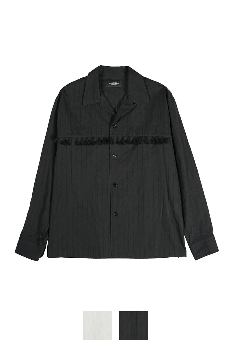 UNUSED(アンユーズド)Long sleeve fringe shirt 長袖フリンジシャツ US2438
