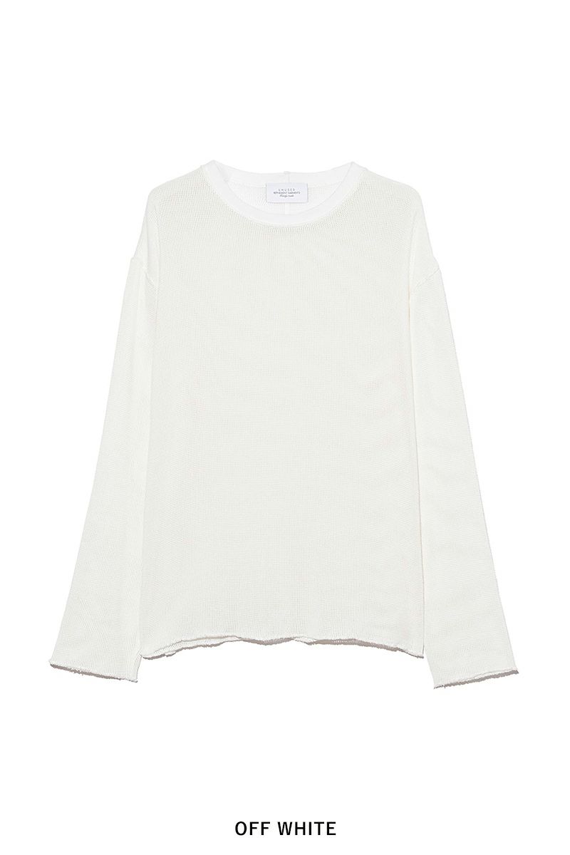 UNUSED(アンユーズド)Long sleeve mesh T-shirt 長袖メッシュTシャツ US2408 -1