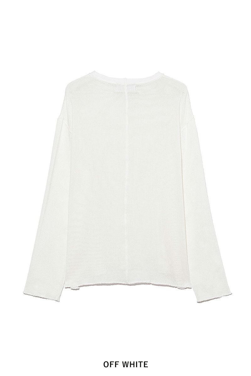 UNUSED(アンユーズド)Long sleeve mesh T-shirt 長袖メッシュTシャツ US2408 -2