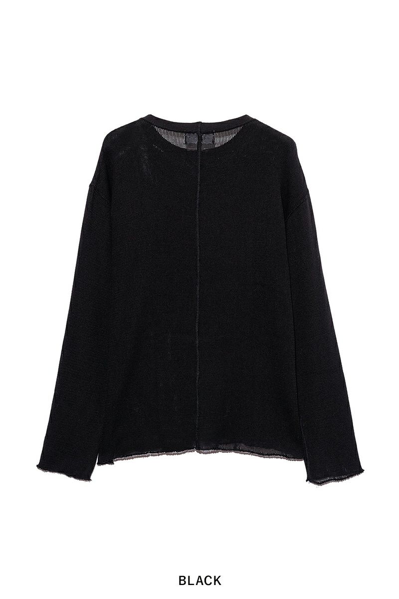 UNUSED(アンユーズド)Long sleeve mesh T-shirt 長袖メッシュTシャツ US2408 -10