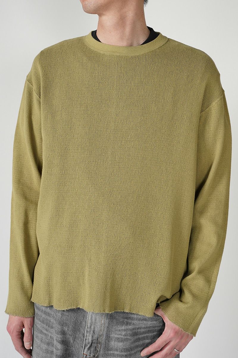 UNUSED(アンユーズド)Long sleeve mesh T-shirt 長袖メッシュTシャツ US2408 -13