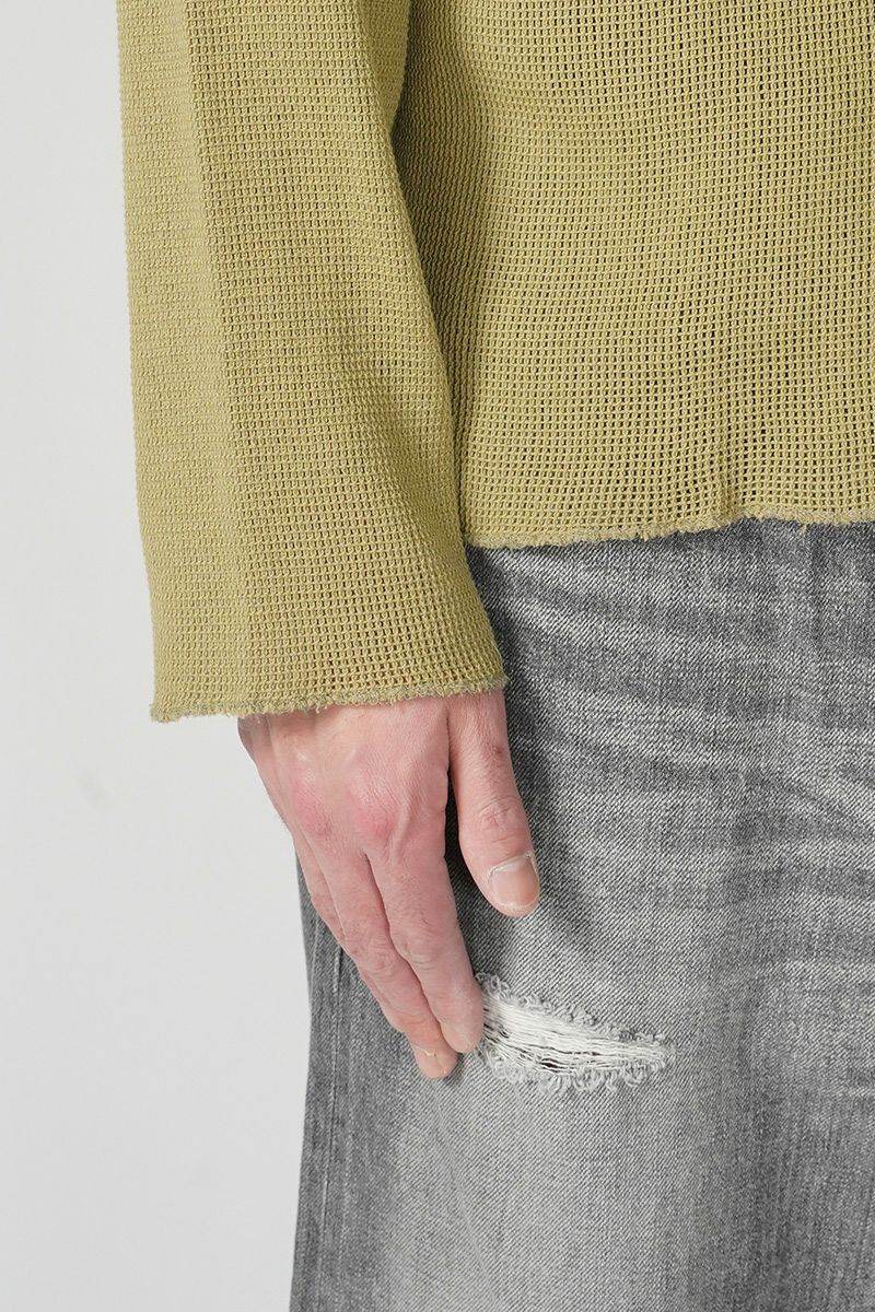 UNUSED(アンユーズド)Long sleeve mesh T-shirt 長袖メッシュTシャツ US2408 -15