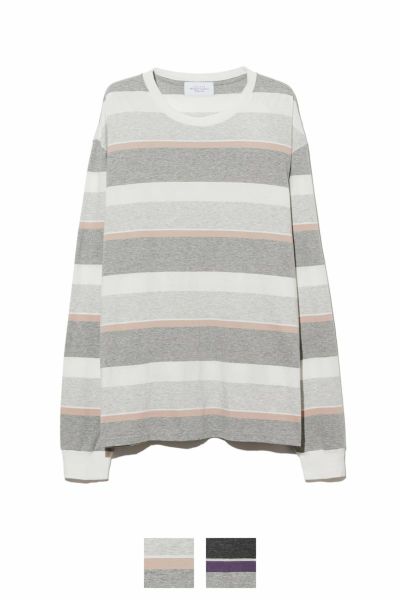 UNUSED(アンユーズド)Long-sleeve border T-shirt 長袖ボーダーTシャツ US2342