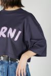 MARNI(マルニ)MARNI LOGO ORGANIC COTTON JERSEY Cropped T-shirt ロゴオーガニックコットンジャージークロップドTシャツ THJE0301P1 -2